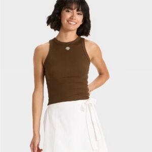 a new day Brown Tank Top NWOT
